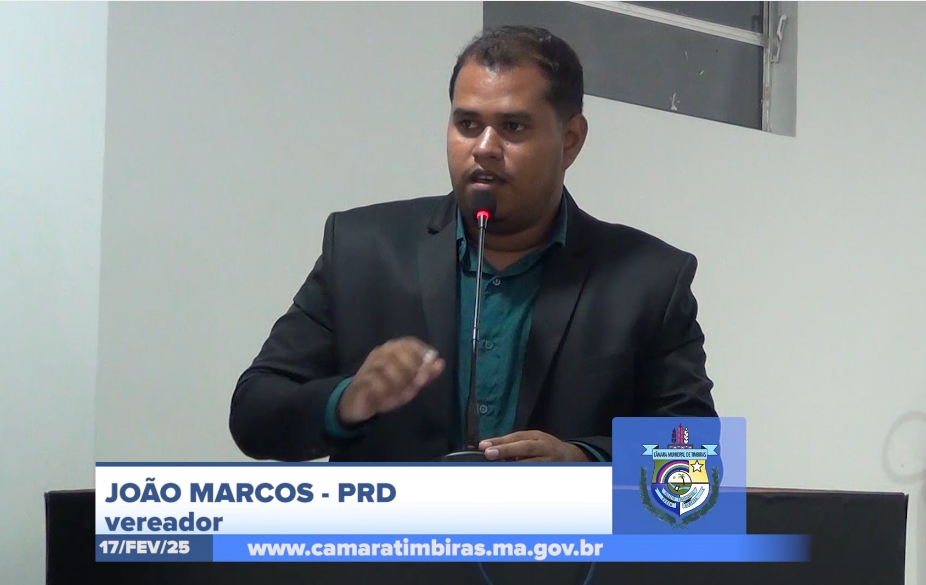 17/02: Vereador João Marcos solicita pavimentação para ruas do bairro Anjo da Guarda em Timbiras