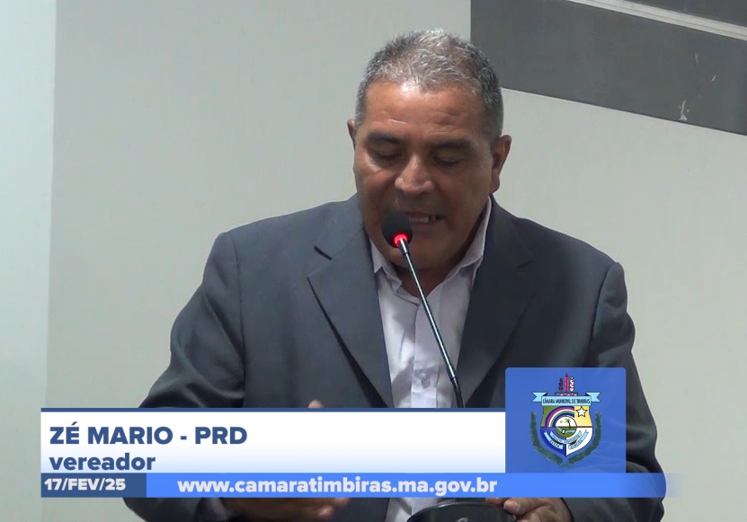 17/02: Vereador Zé Mário destaca retorno das aulas e merenda escolar em Timbiras