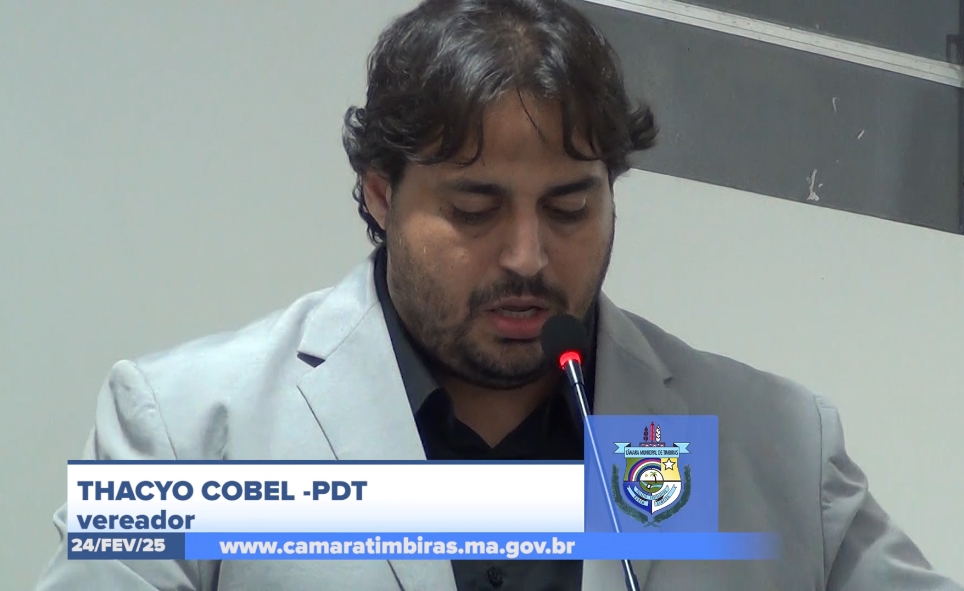 24/02: Vereador Thacyo Cobel solicita urbanização no residencial Jonnilson Caldas e propõe construção de auditório público em Timbiras