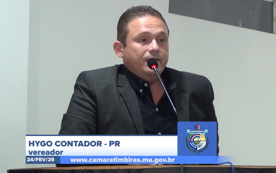 24/02: Vereador Hygo Contador reforça cobrança por transparência e exige respostas sobre gastos públicos em Timbiras