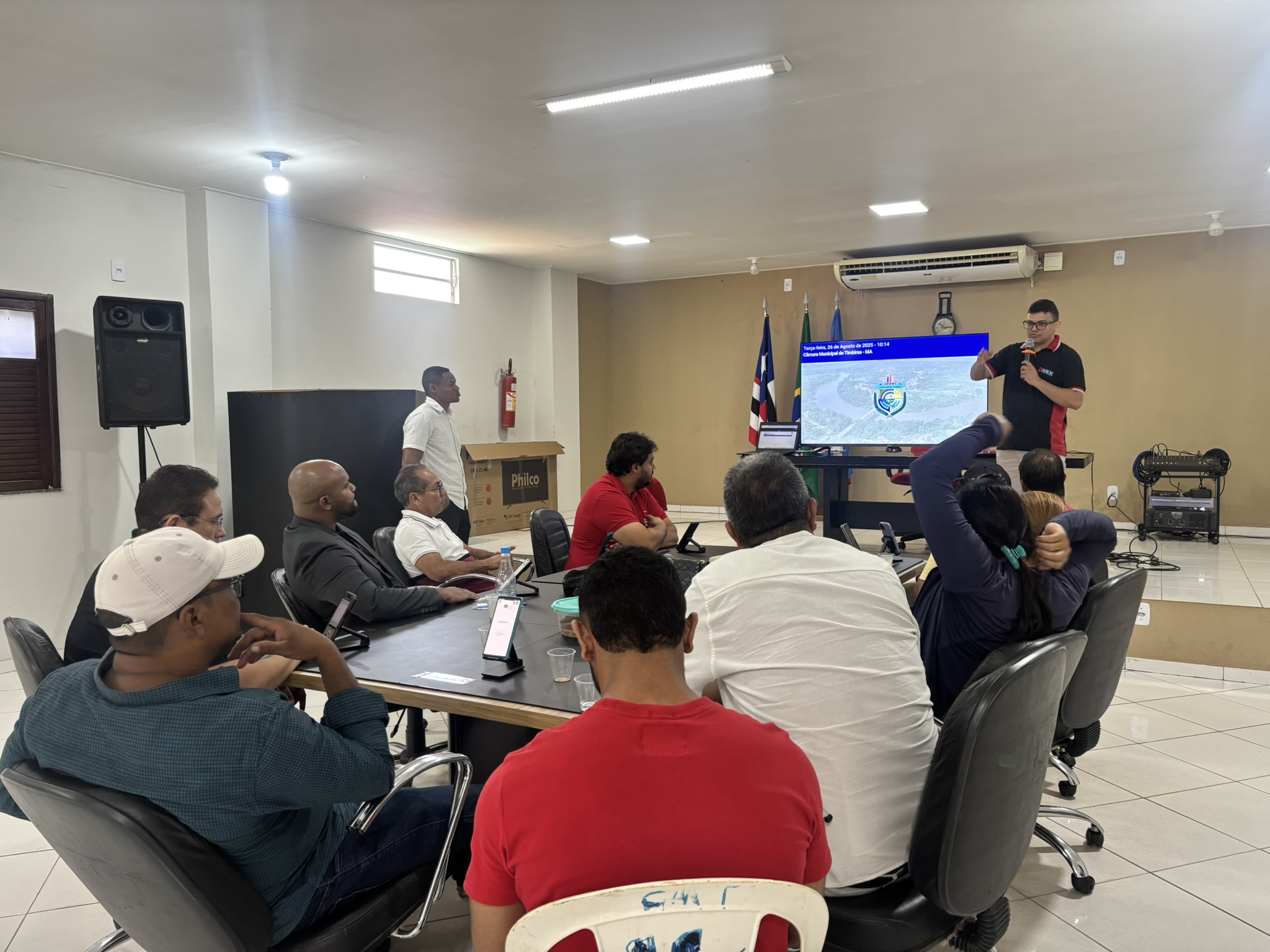 Câmara Municipal de Timbiras adota votação eletrônica e moderniza processos legislativos