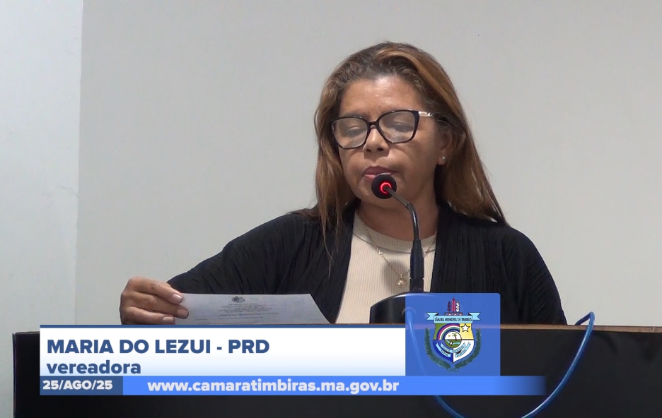 Vereadora Maria do Lezui cobra melhorias em escola e pede respeito entre parlamentares