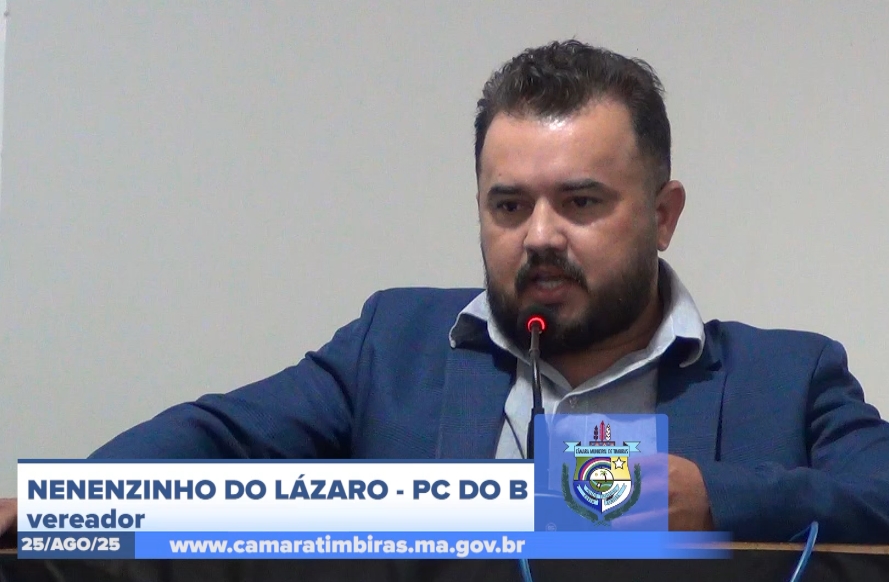 Vereador Nenenzinho do Lázaro solicita melhorias em ruas de Timbiras